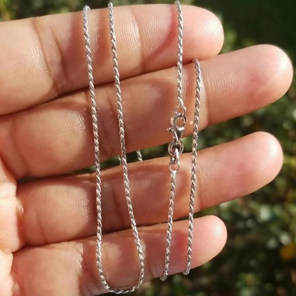 Men's or women's 925 sterling silver rope chain Ch302 16